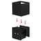 Quickway Imports Modern Decorative Waterproof Aluminum Wall Lamp 10 Watt Cool White 4000K, Black QI004492.BK - alternate 5
